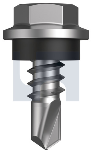 SCREW SDM HEX SEAL C4 8-18 X 12 SURFMIST 